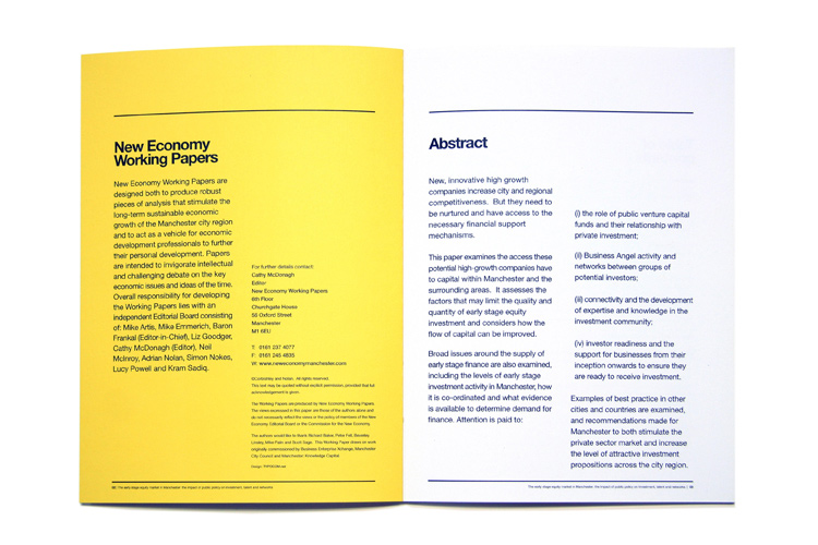 New Economy Working Papers